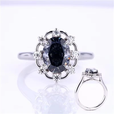 14k oltin mozanit uzuk