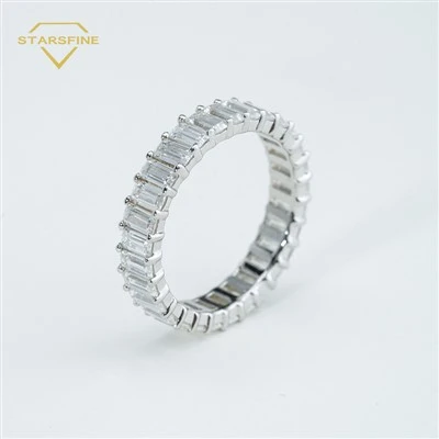 Moissanite butun nikoh guruhi